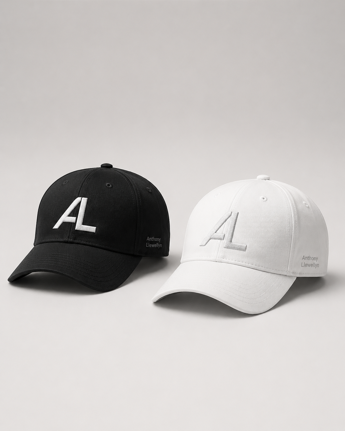 Black and white Signature AL Hats